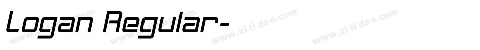 Logan Regular字体转换